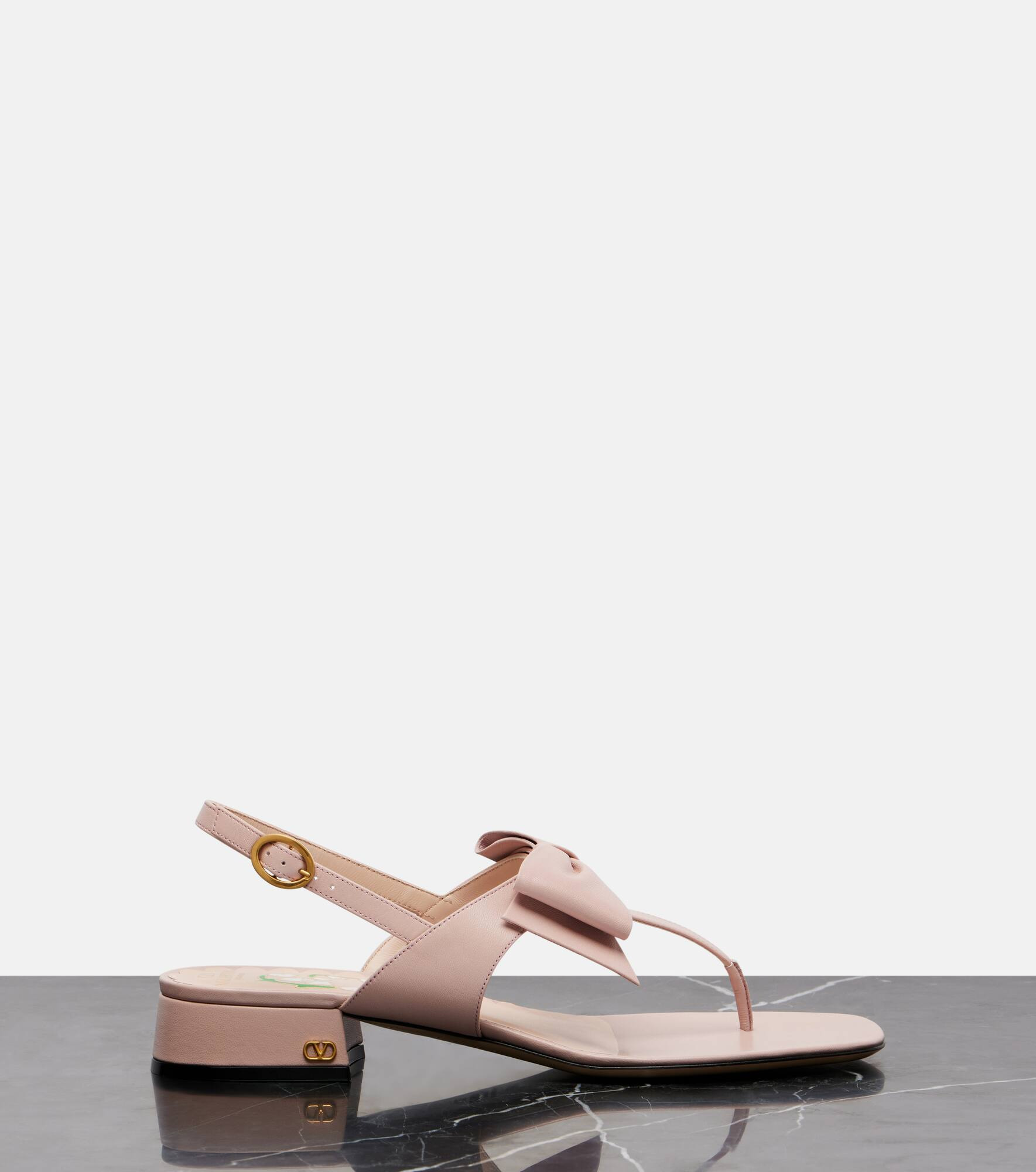 Bowow 25 leather thong sandals - 4
