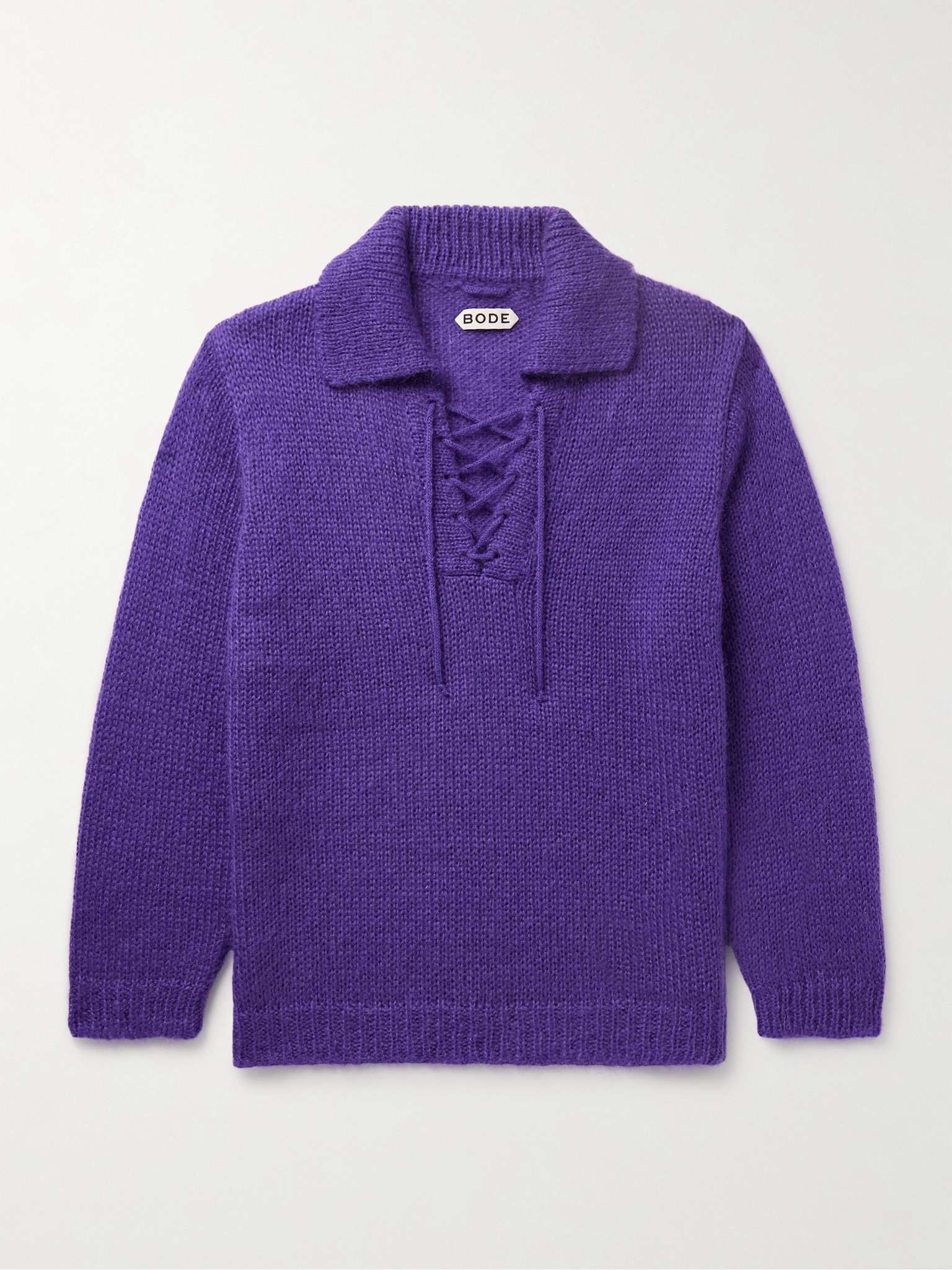 Alpine Mohair-Blend Sweater - 1