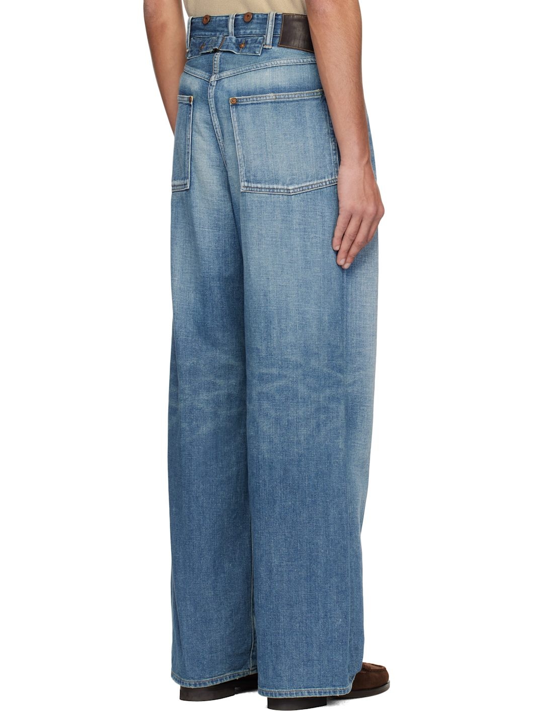 Blue Lot. 704 C. 1920's Jeans - 3