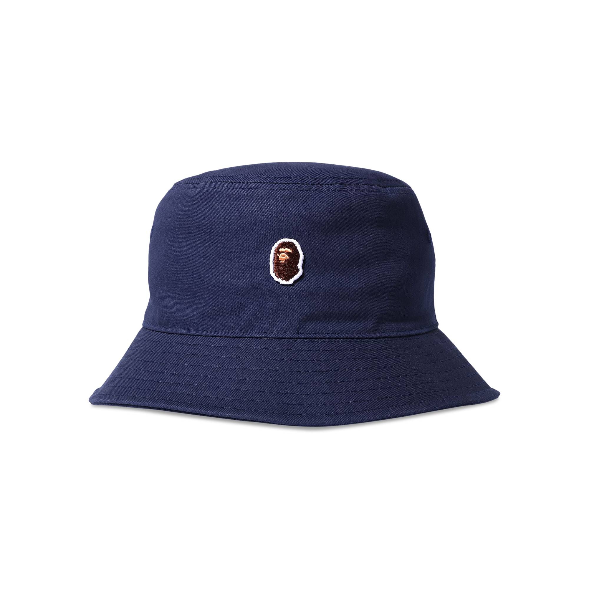 BAPE Ape Head One Point Bucket Hat 'Navy' - 1