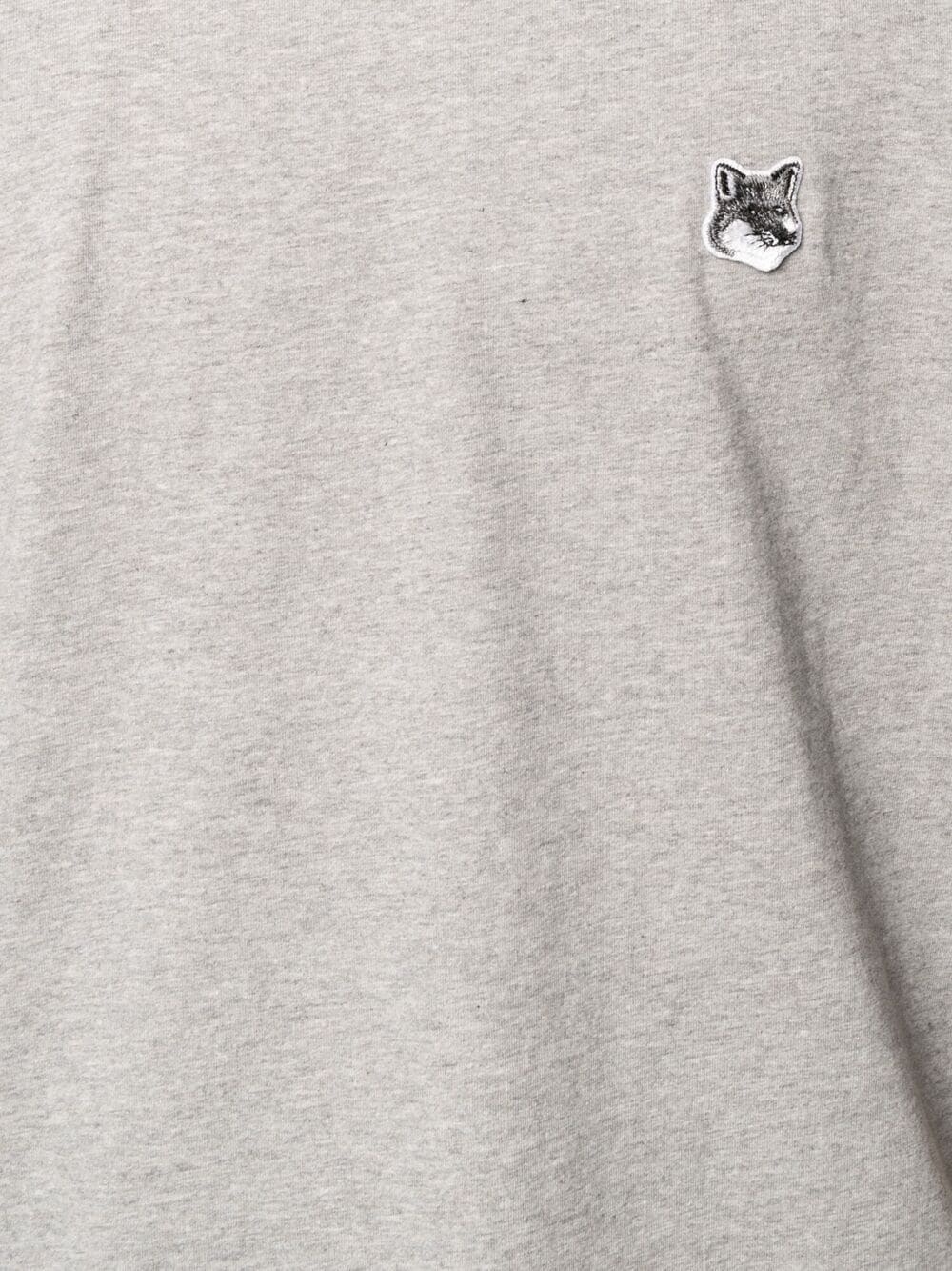 Fox-appliqué crewneck T-shirt - 5