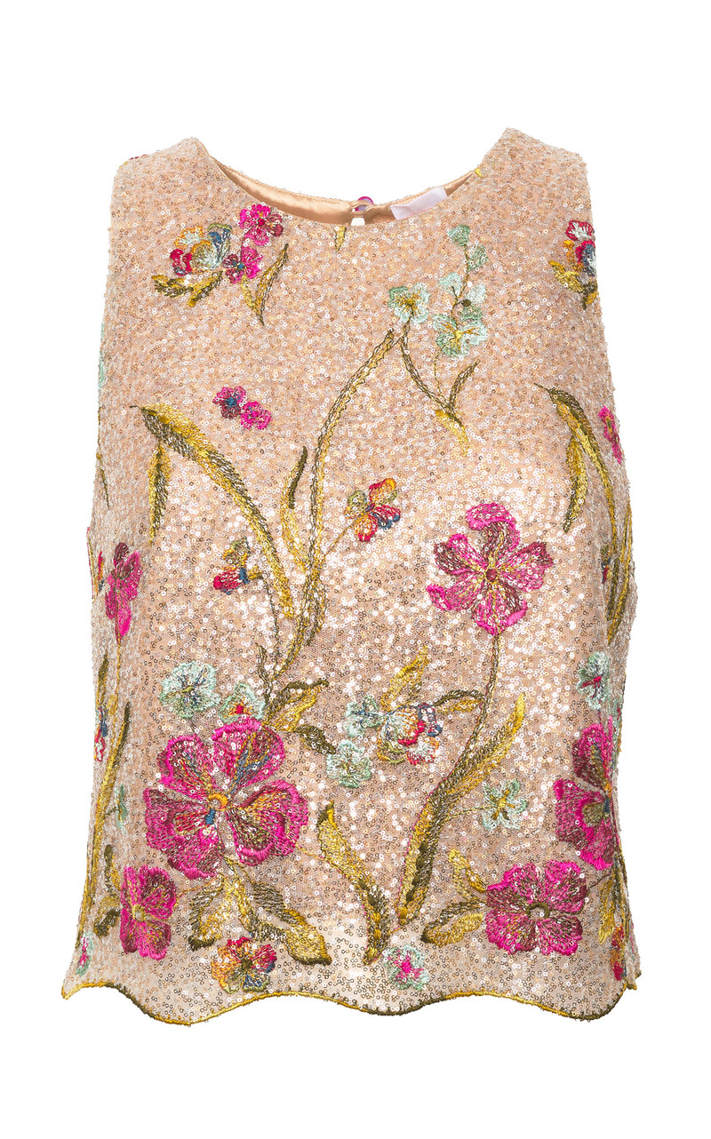 Berillo Embroidered Top light pink 1