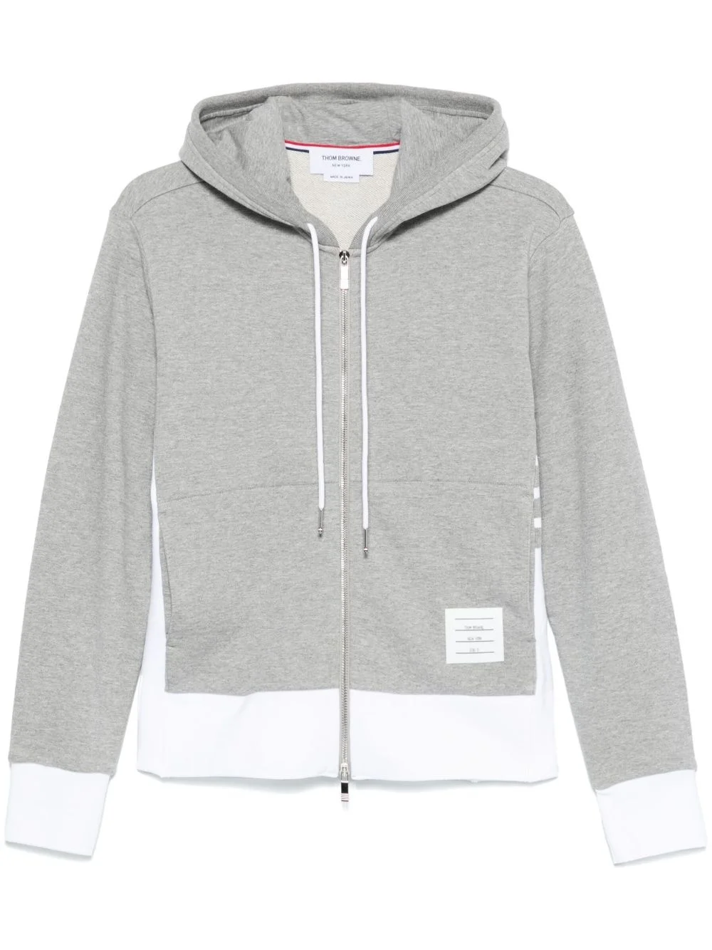 4-Bar stripe zip-up hoodie - 1