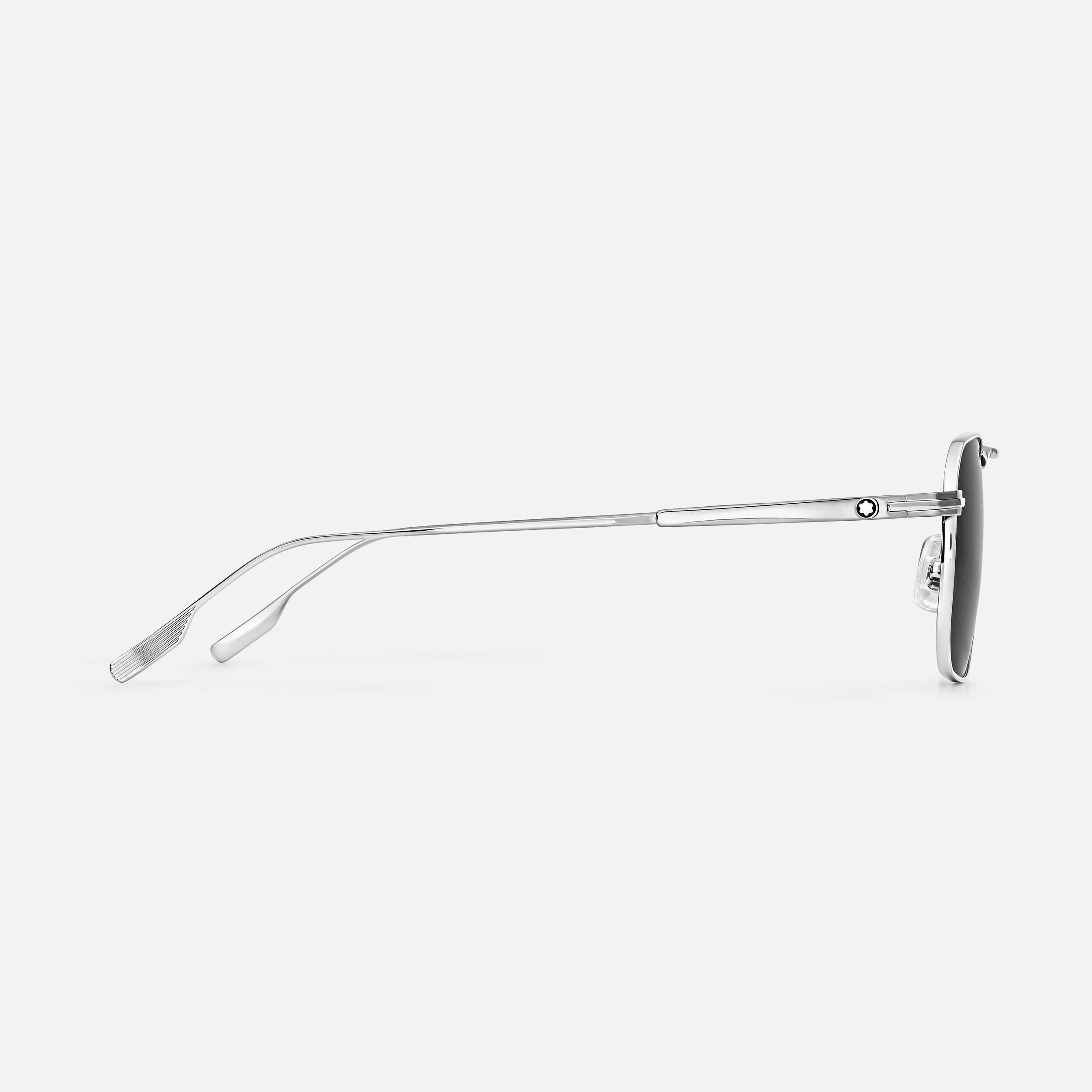 Squared Sunglasses with Silver-Colored Metal Frame - 2