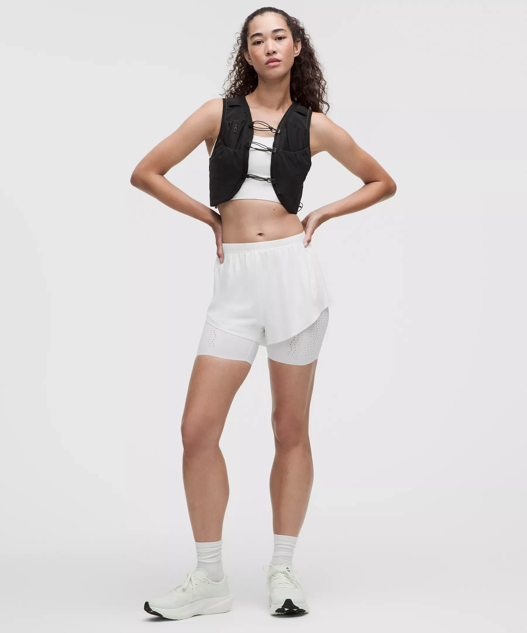Sleek Perforated 2-in-1 High-Rise Short - 1