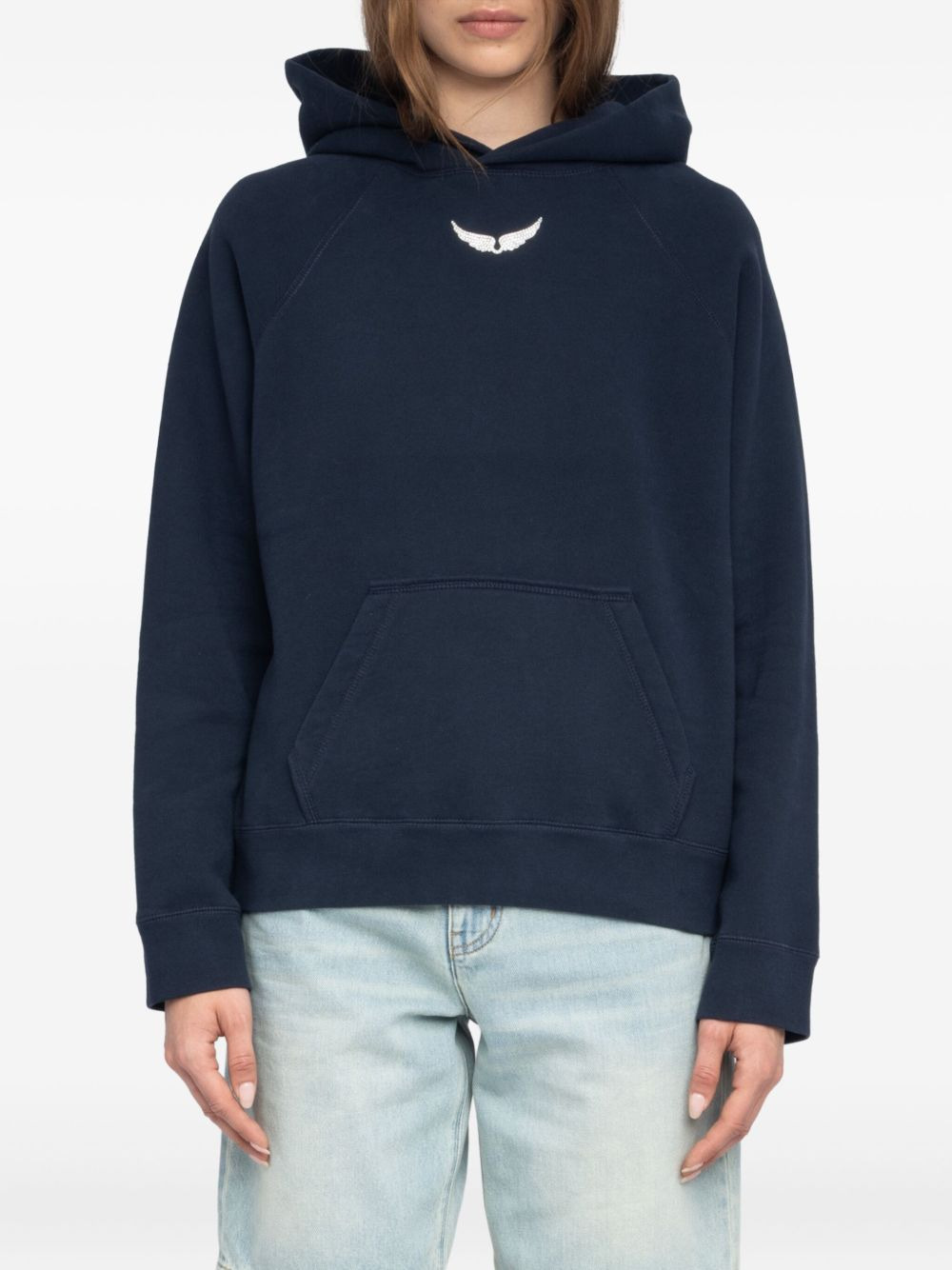 Georgy rhinestone-embellished hoodie - 4