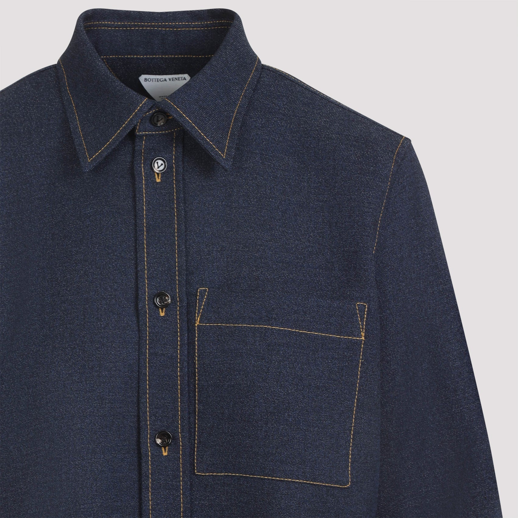 Bottega Veneta Wool Drill Shirt Women - 3