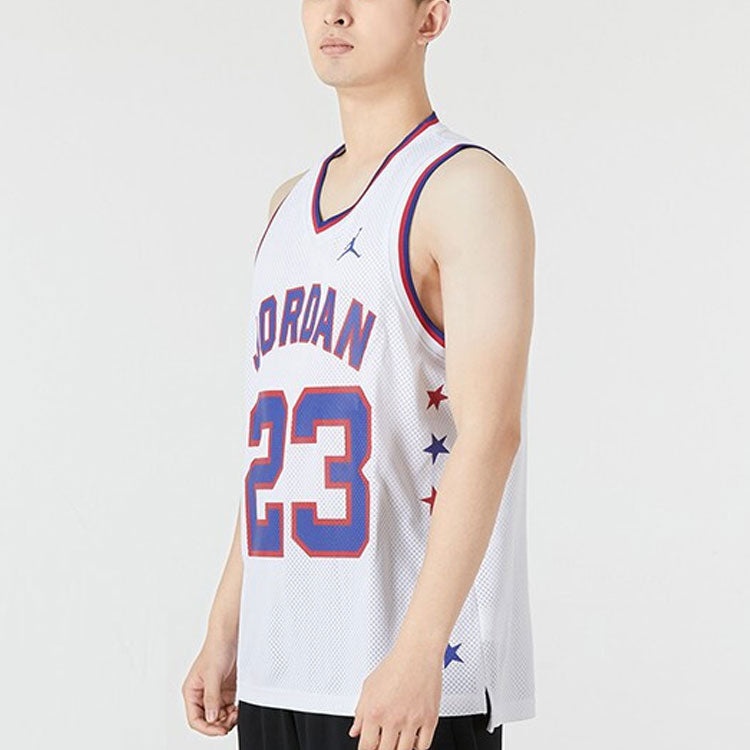 Air Jordan Basketball Training Sports Vest White DJ0251-100 - 5