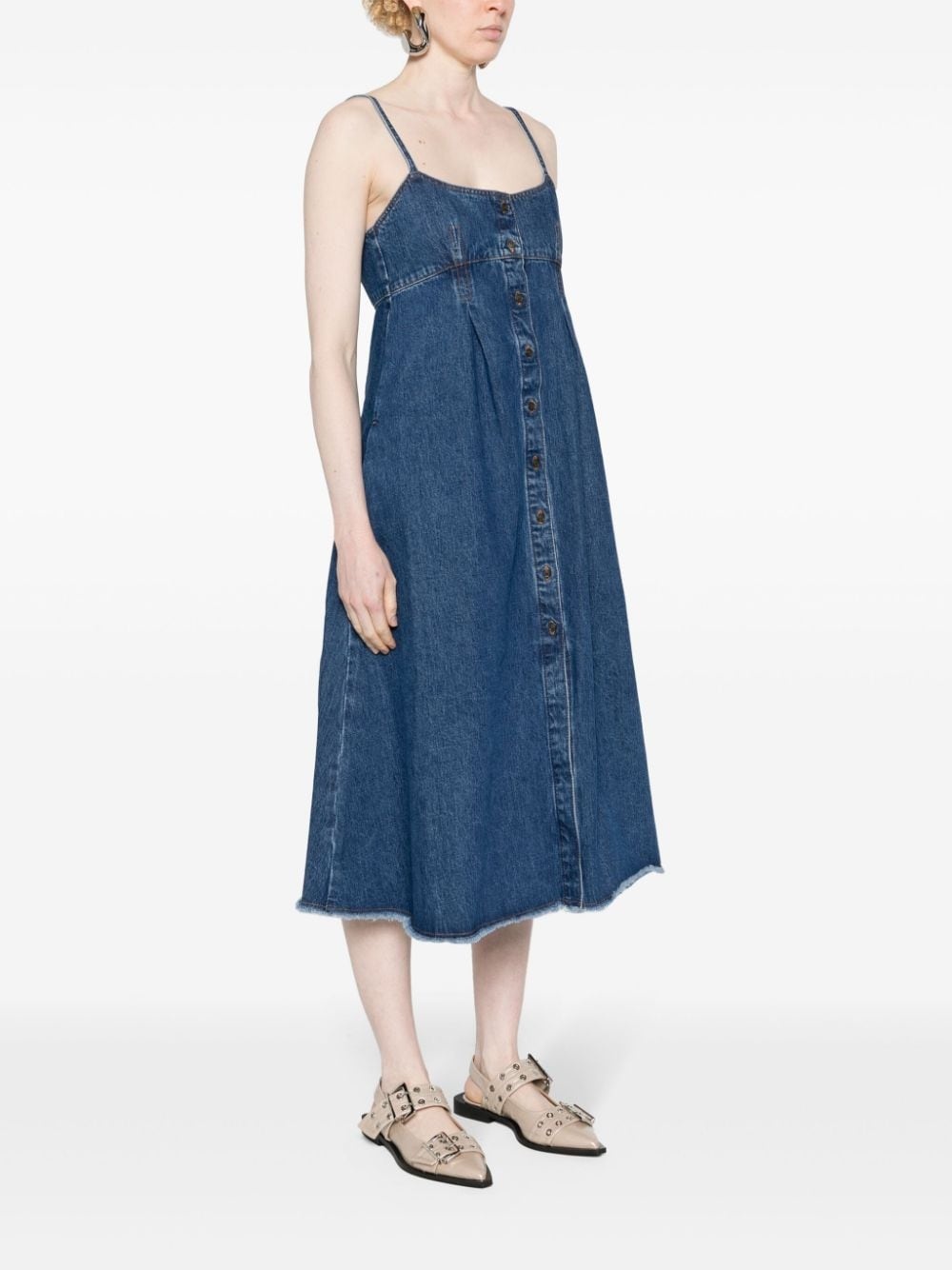 Malibu denim midi dress - 3
