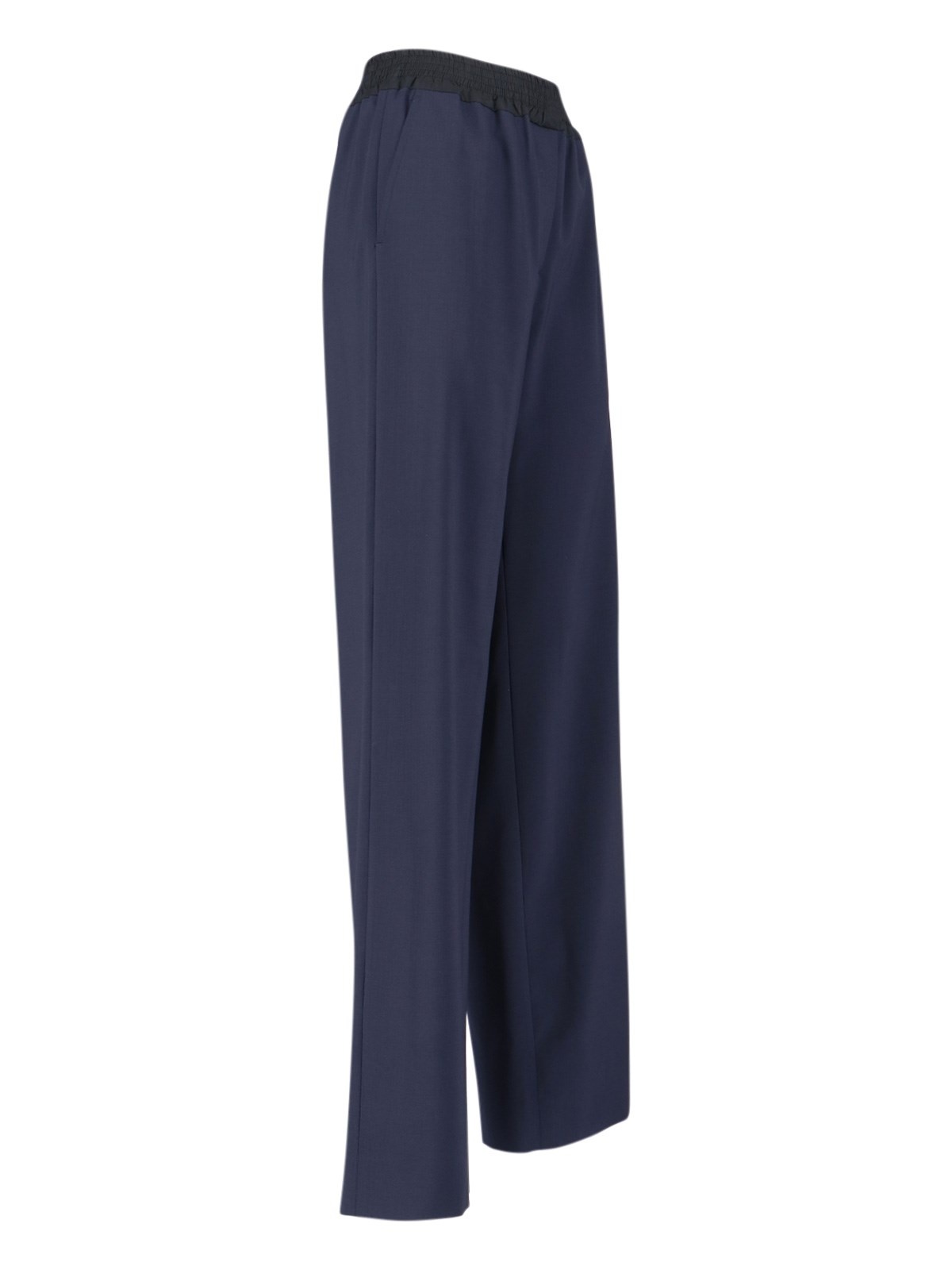 VIRGIN WOOL LOGO PANTS - 3