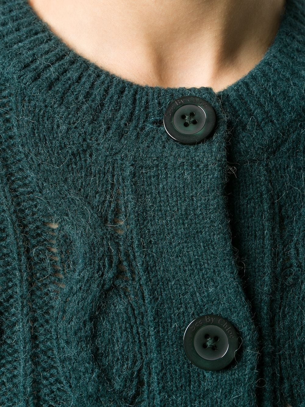 cable-knit cardigan - 5