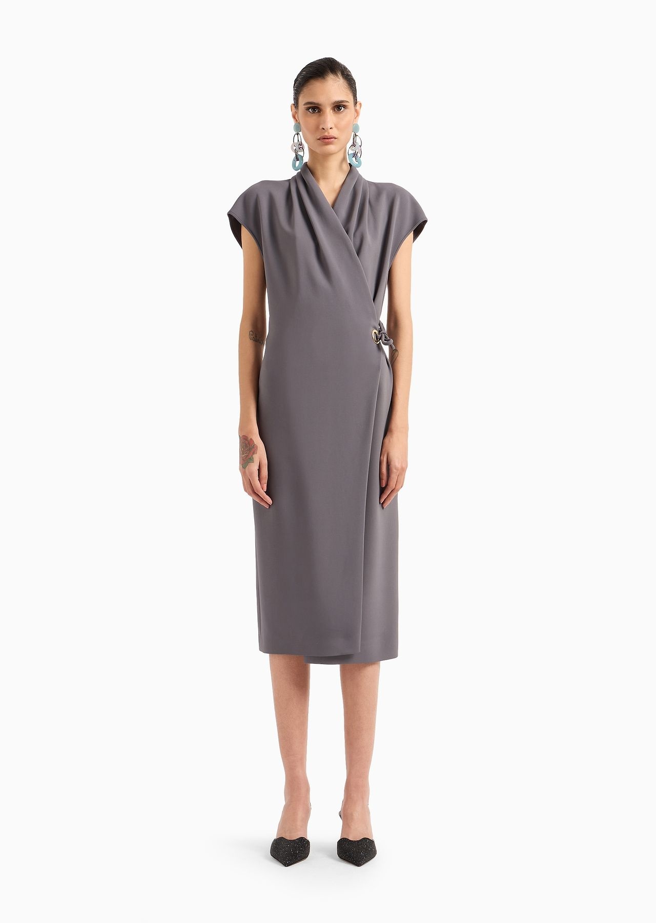 ASV viscose-cady midi dress - 2