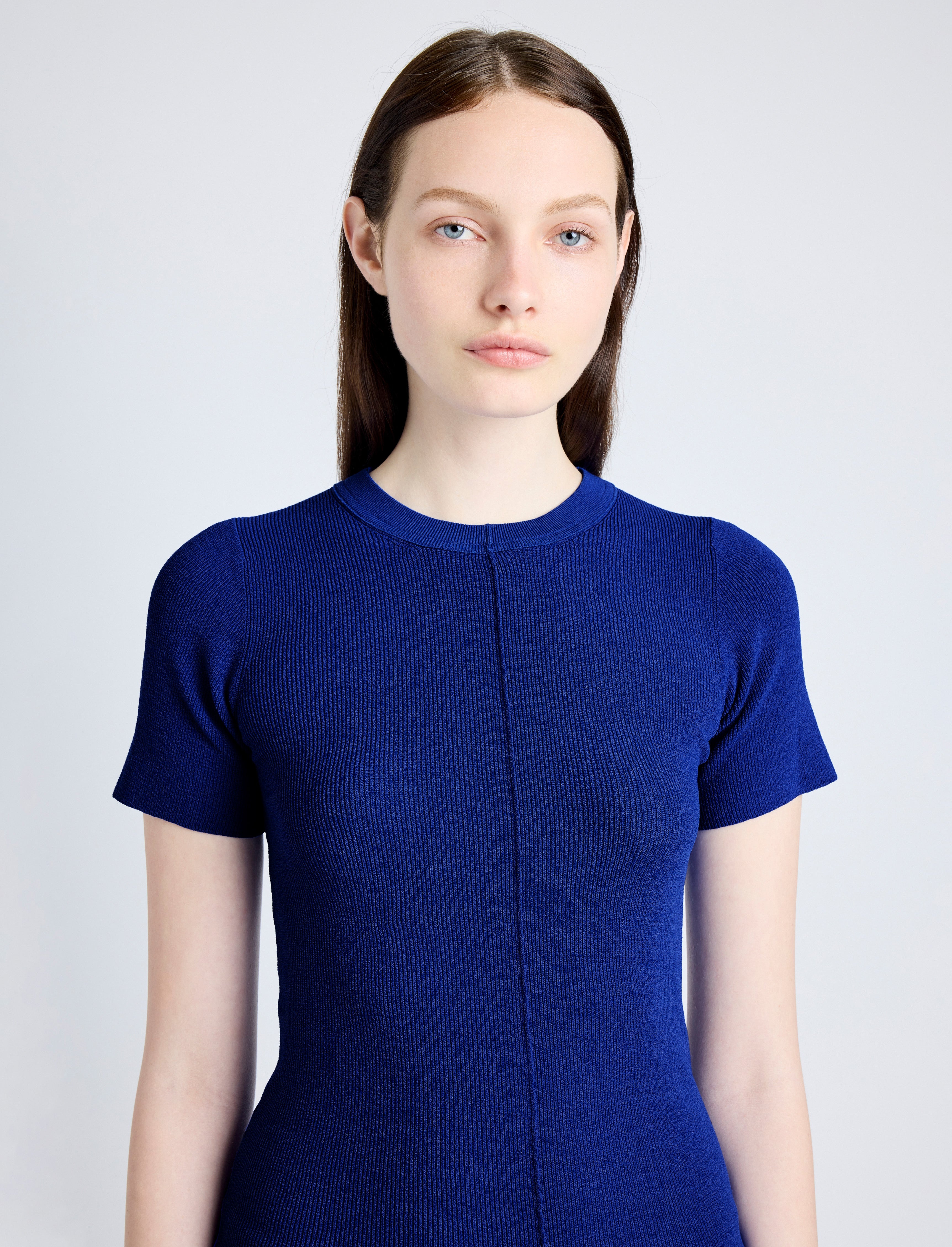 Sky Top in Matte Viscose Rib - 6