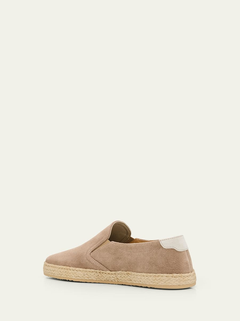 Brunello Cucinelli Men's Suede Slip-On Espadrilles outlook