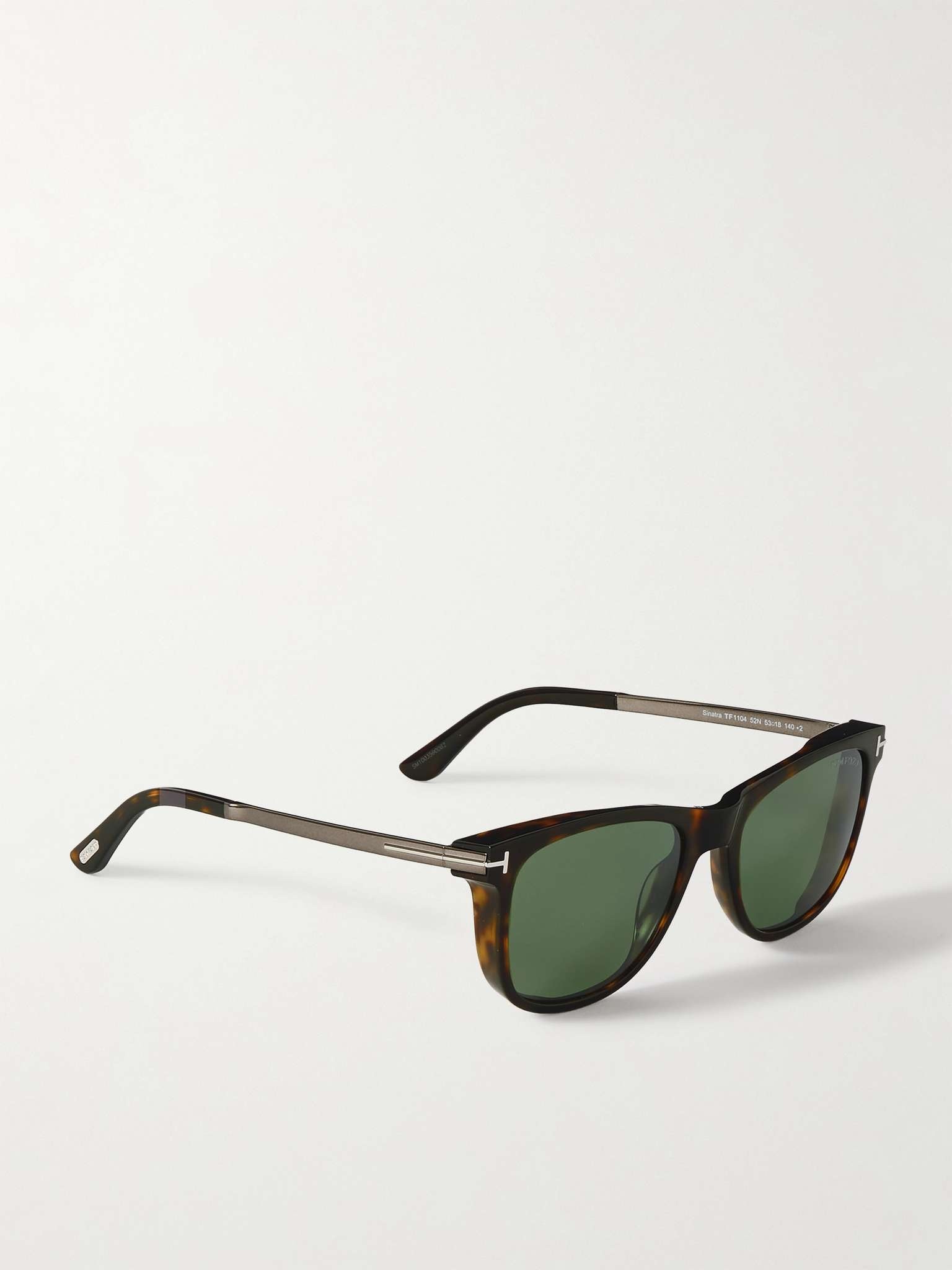 Sinatra D-Frame Tortoiseshell Acetate and Silver-Tone Sunglasses - 3