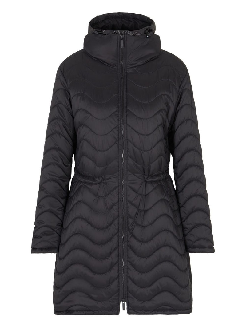 quilted hooded coat 1