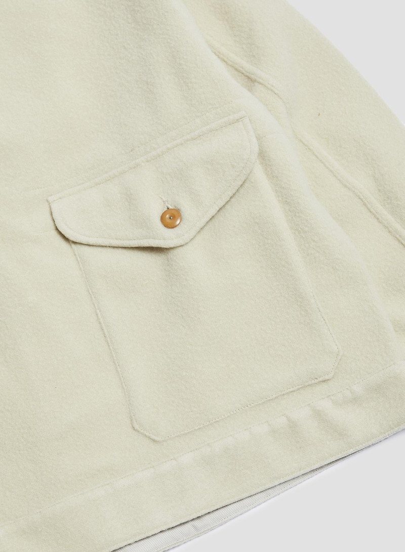French Work Short Jacket in Ivory 5