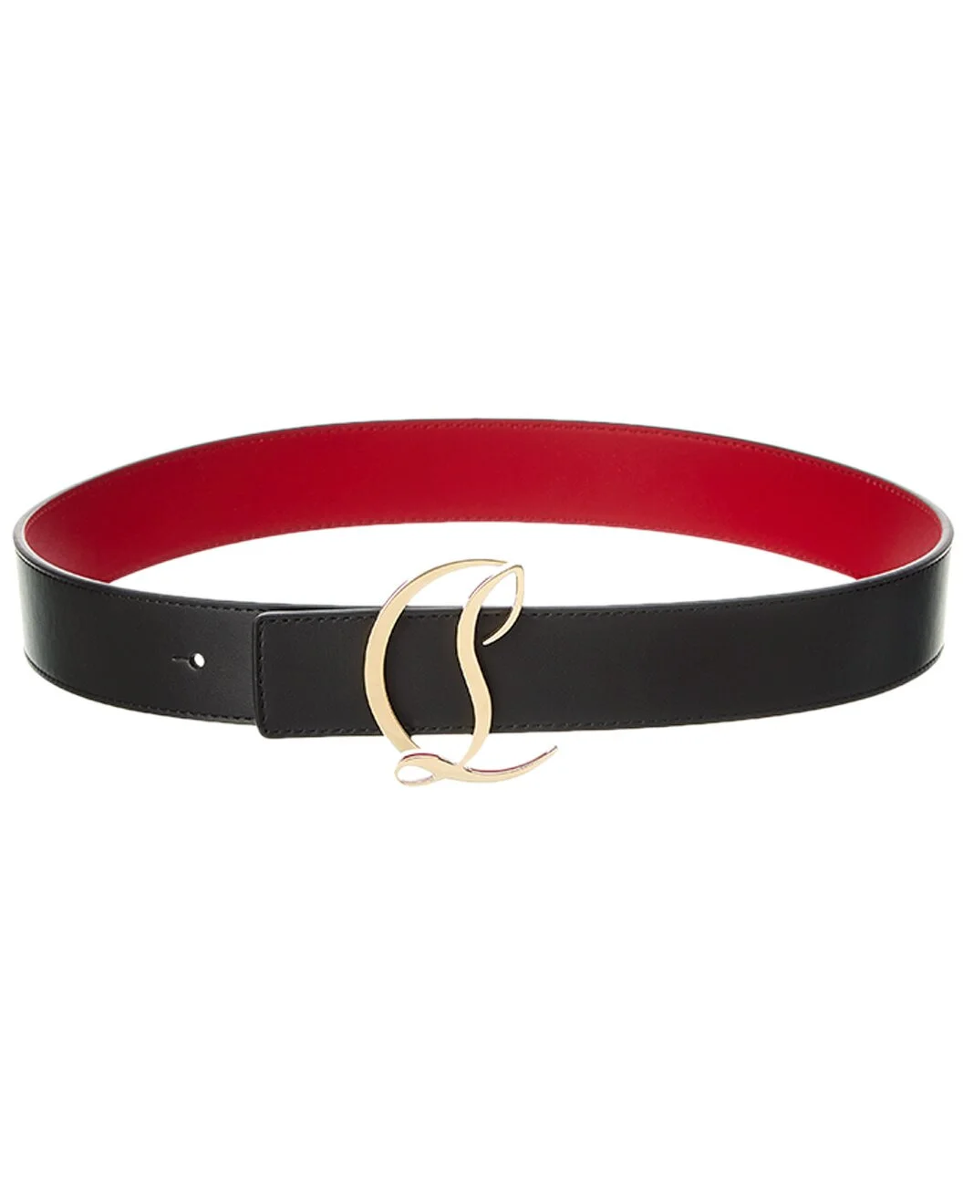 Christian Louboutin Logo Leather Belt - 1