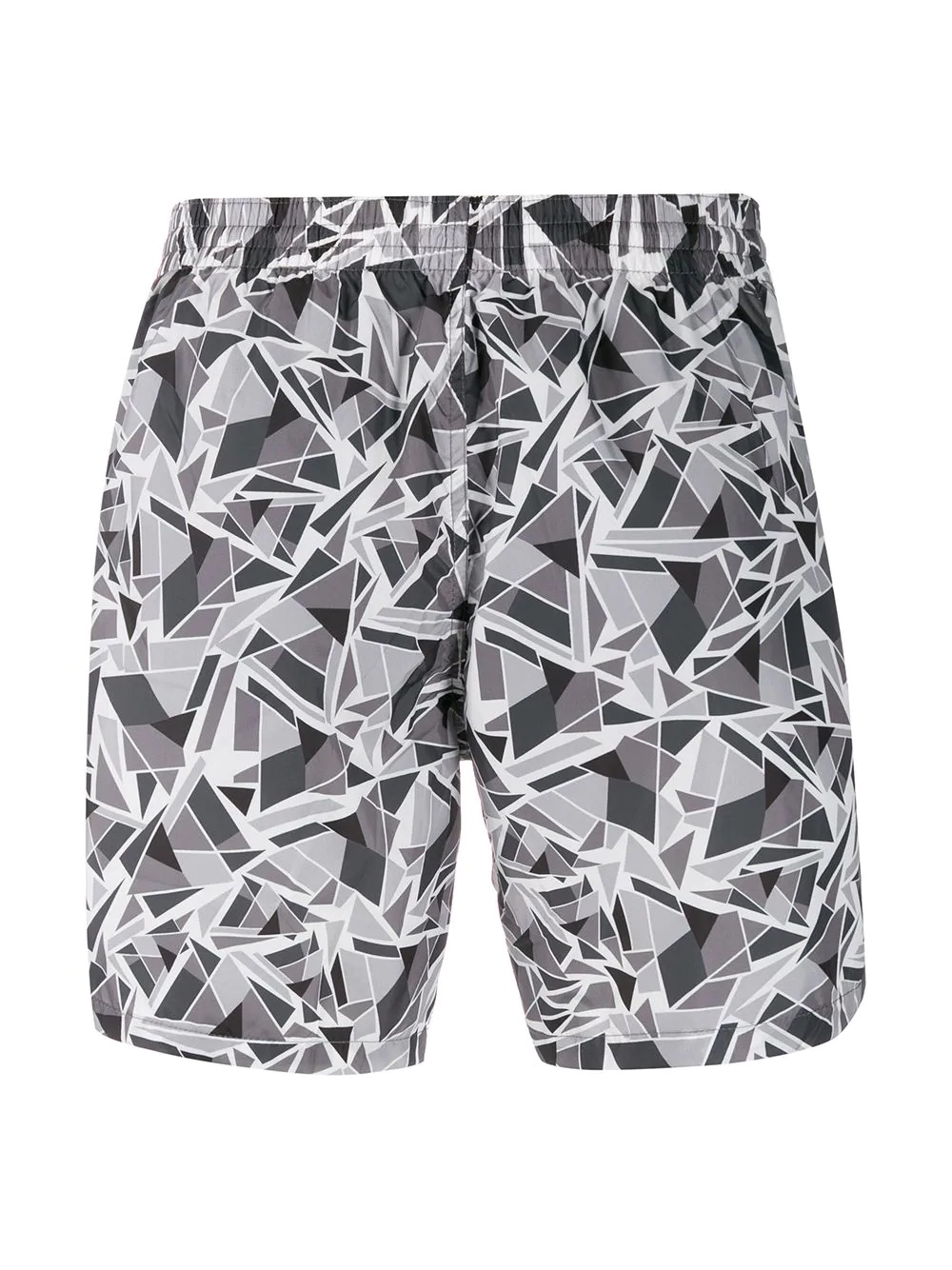 geometric-print swim shorts - 2