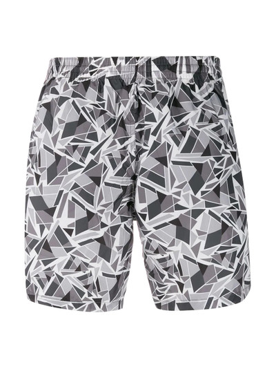 FENDI geometric-print swim shorts outlook