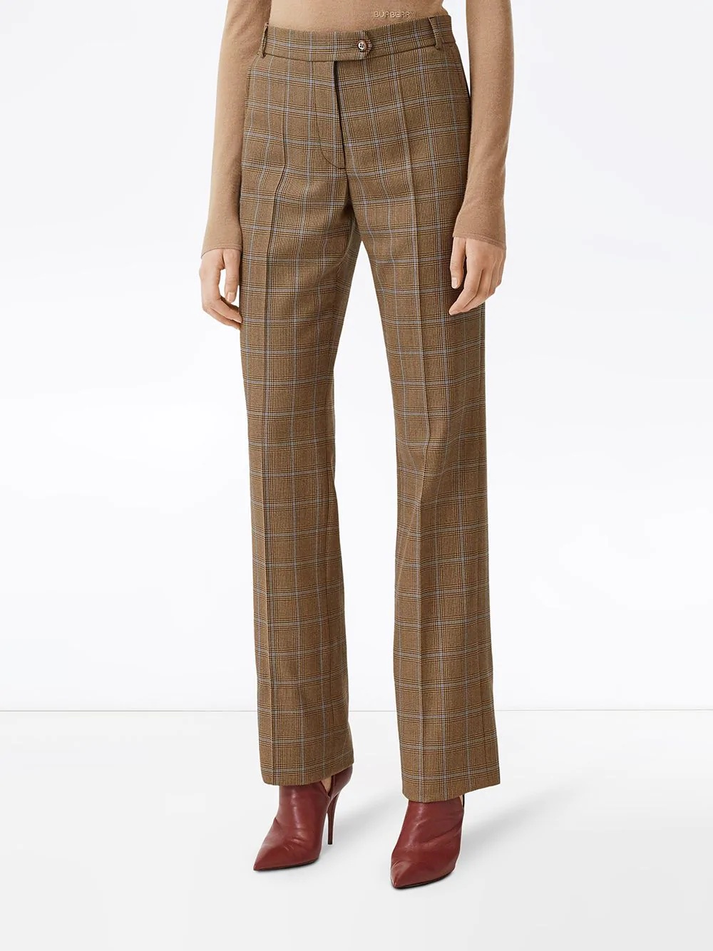 Prince of Wales check tailored trousers - 3