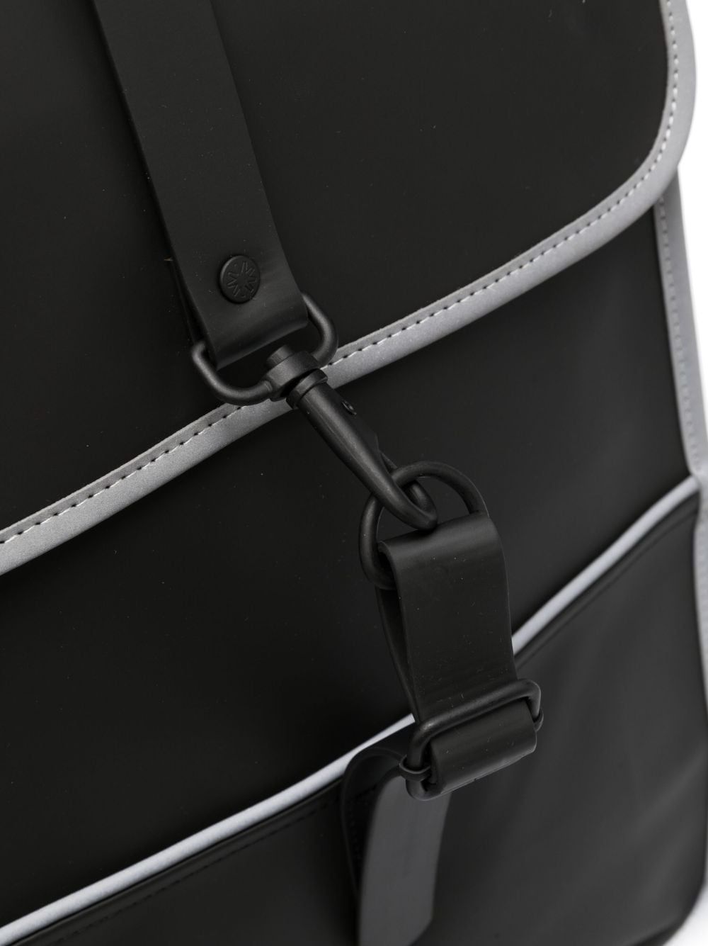 contrasting-trim backpack - 4