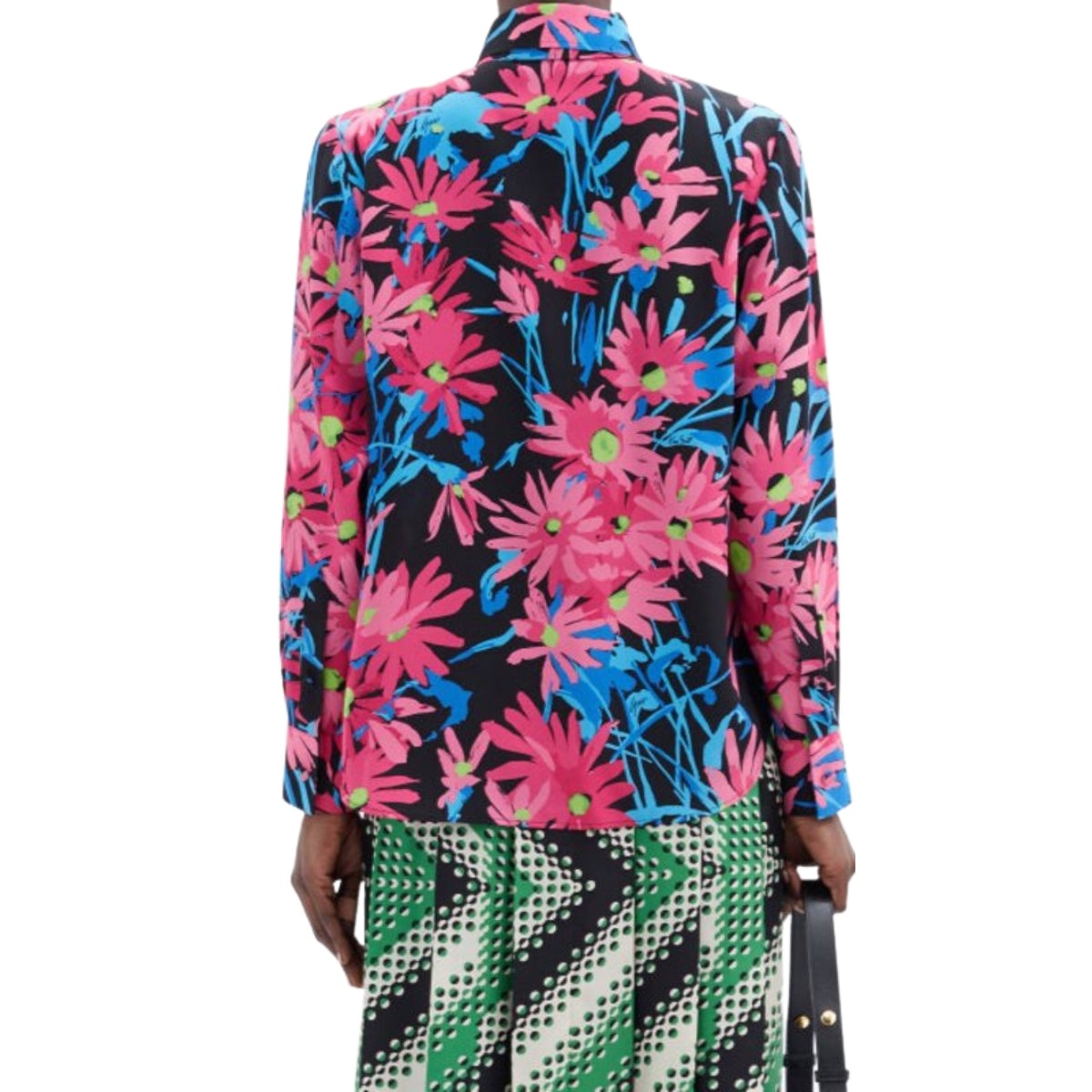x Ken Scott Floral Print Silk Shirt - 6