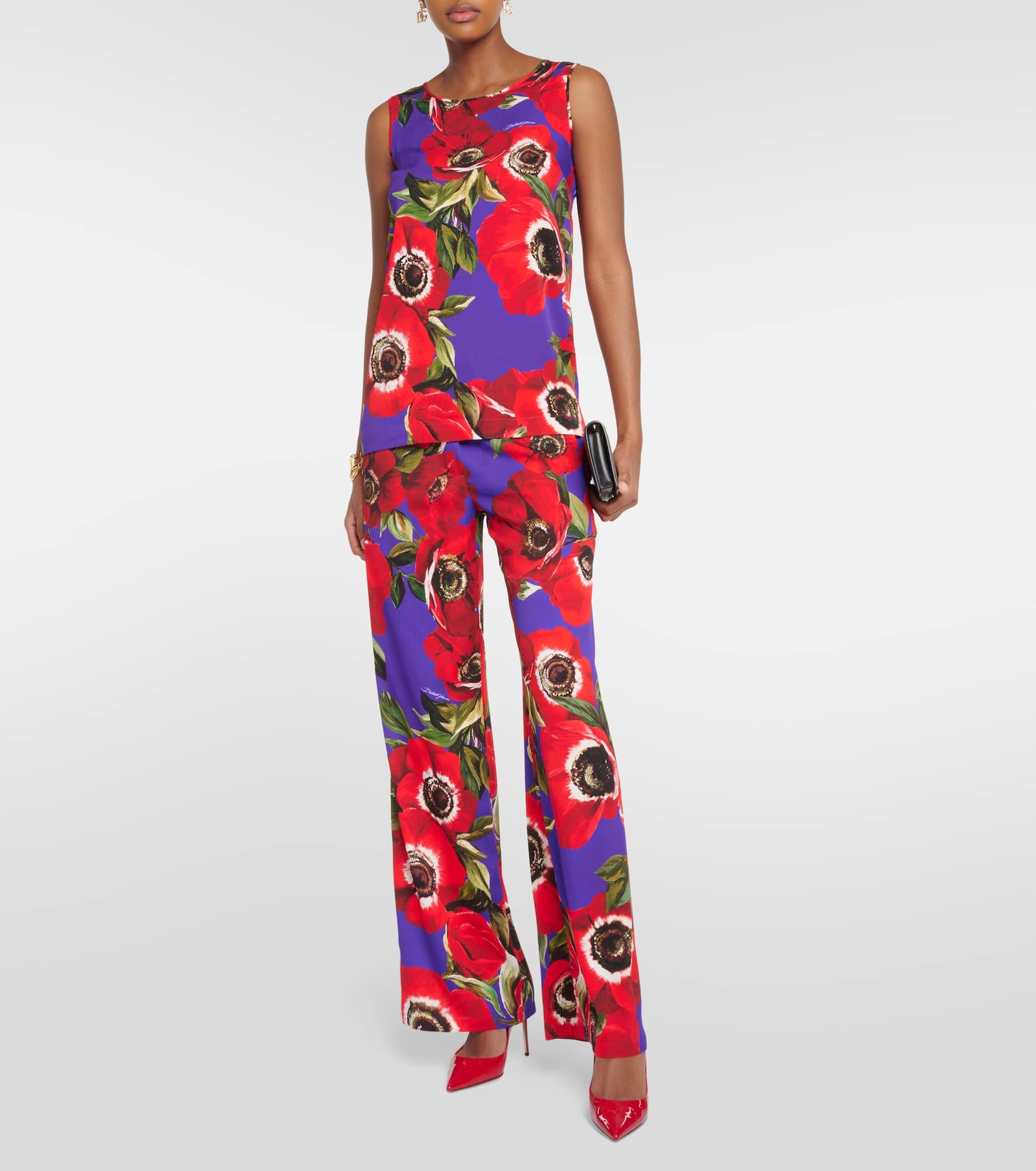 Anemone silk-blend charmeuse top - 2