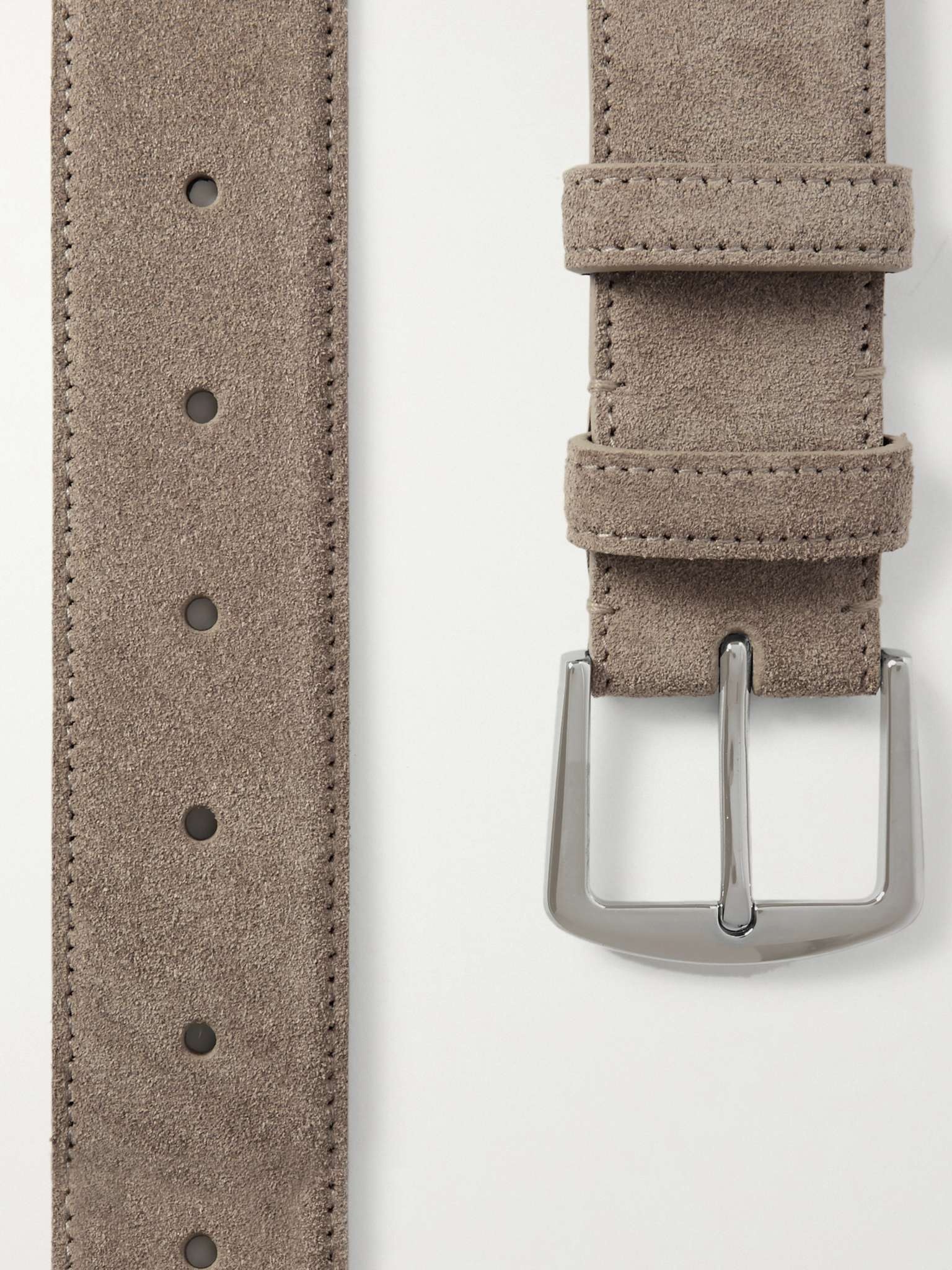 3.5cm Suede Belt - 4