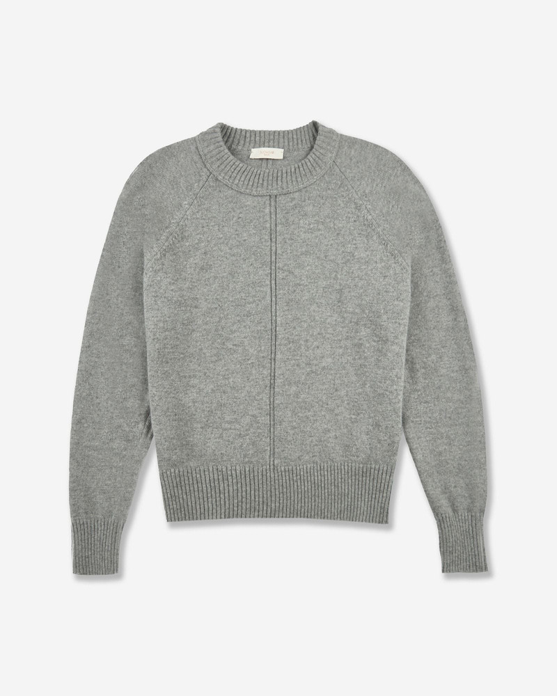 Regular fit crewneck sweater in wool and Angora 1