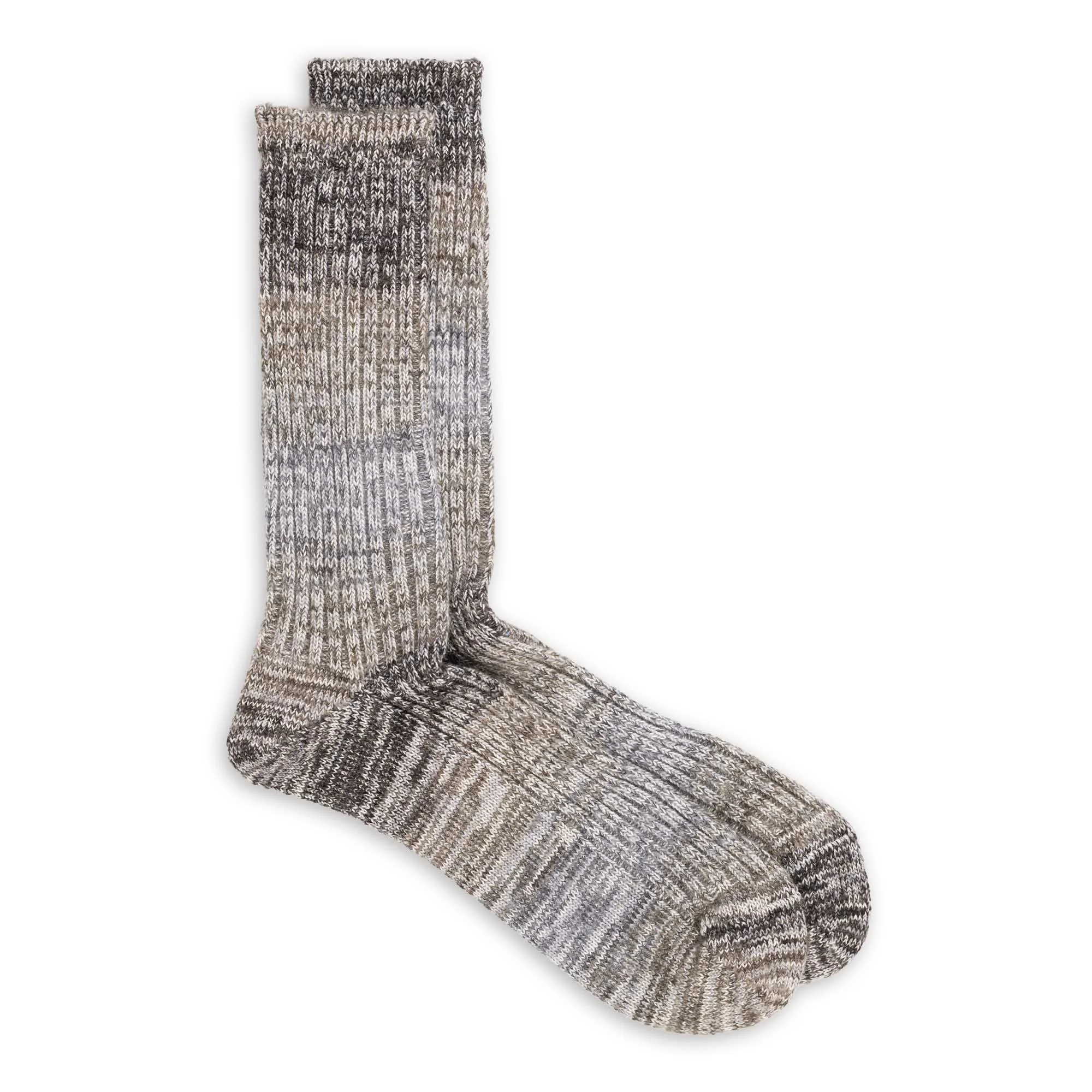 Anonymous Ism Splash Pattern Crew Sock Black - 1