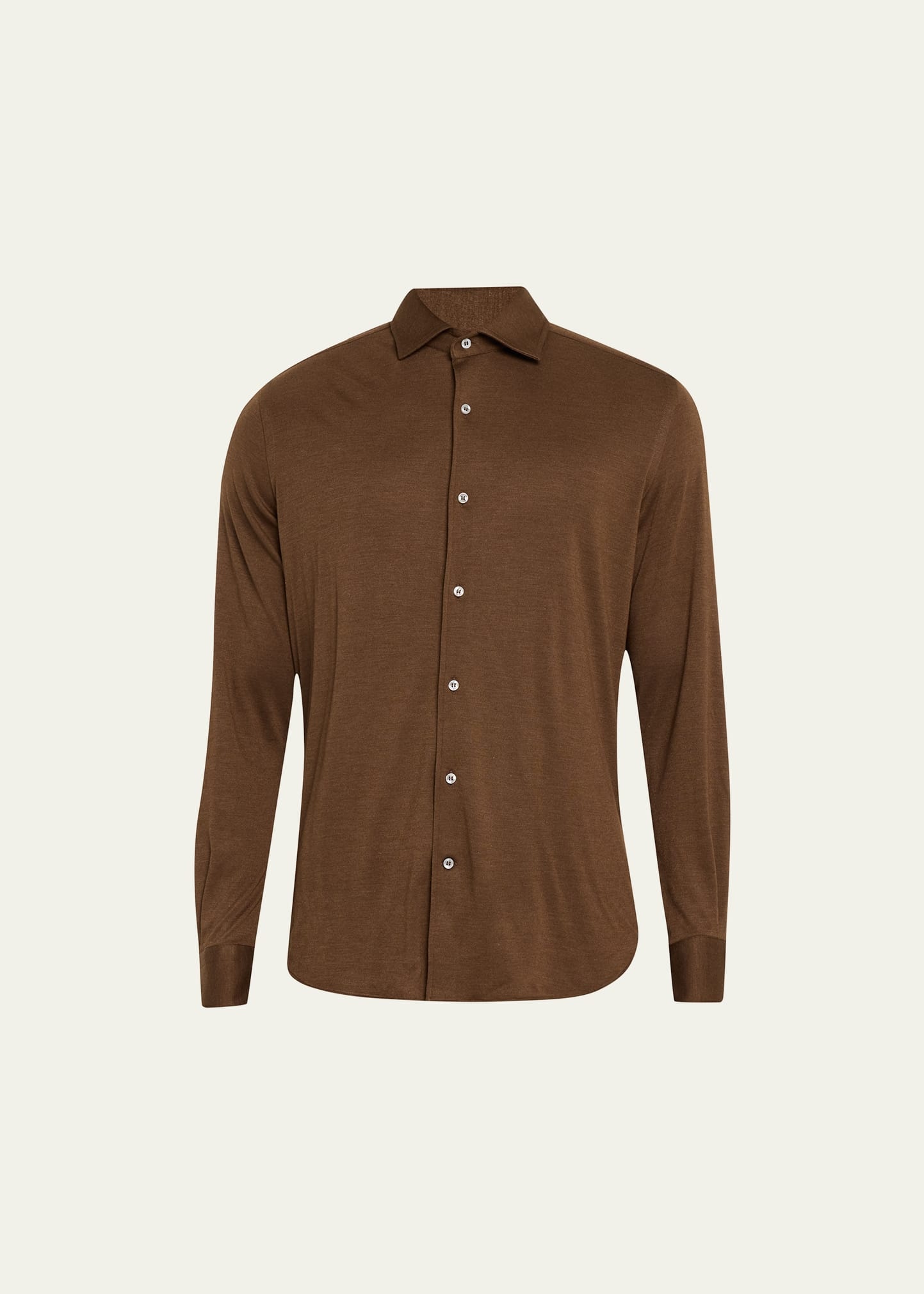 Men's Andrew Cashmere-Silk Sport Shirt - 1