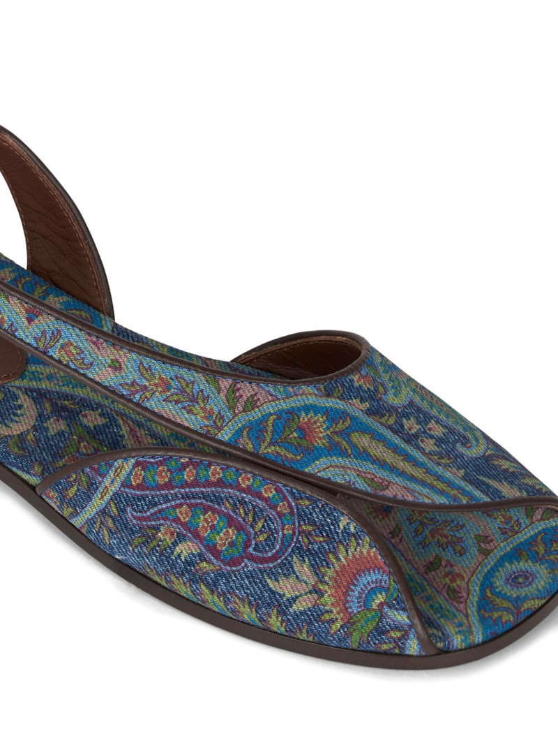 paisley flat sandals 4