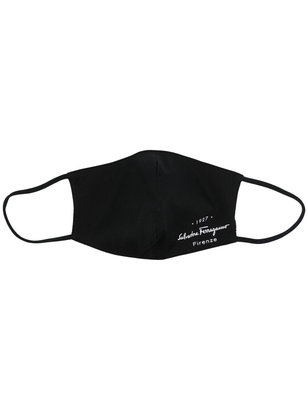 logo-print face mask - 1