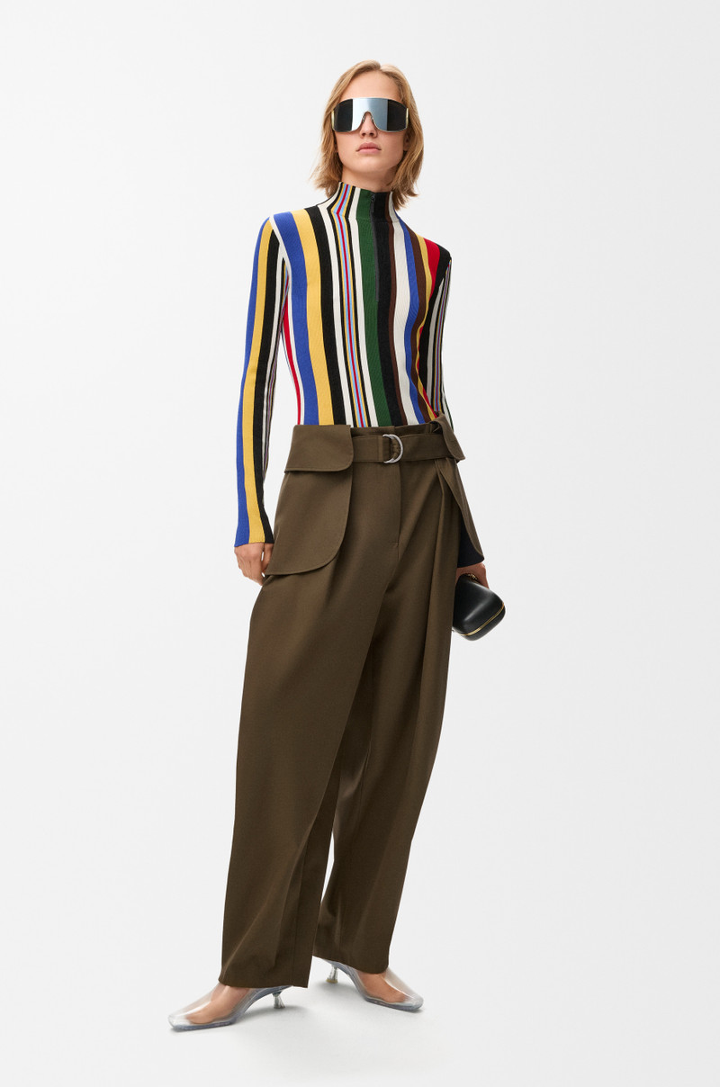 Loewe Cargo trousers in cotton and silk outlook
