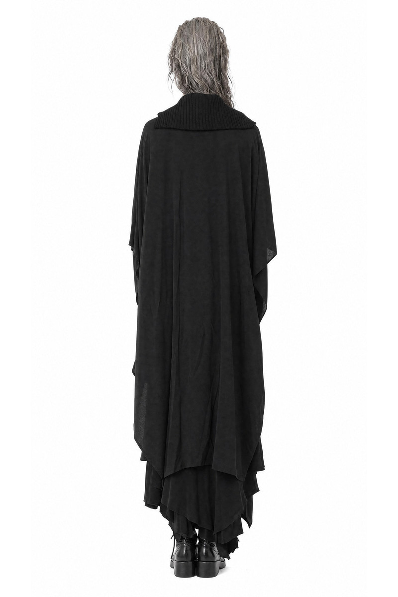 Knit Combi Kimono Coat 3