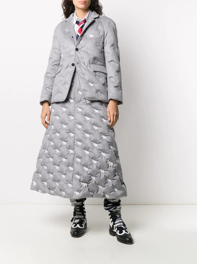 Thom Browne elephant motif padded skirt outlook