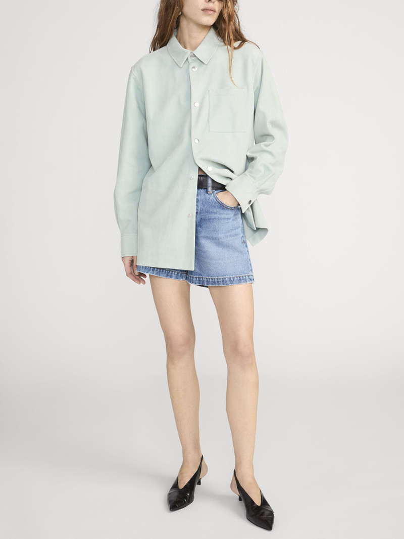 FRAME The Suede Studio Shirt outlook