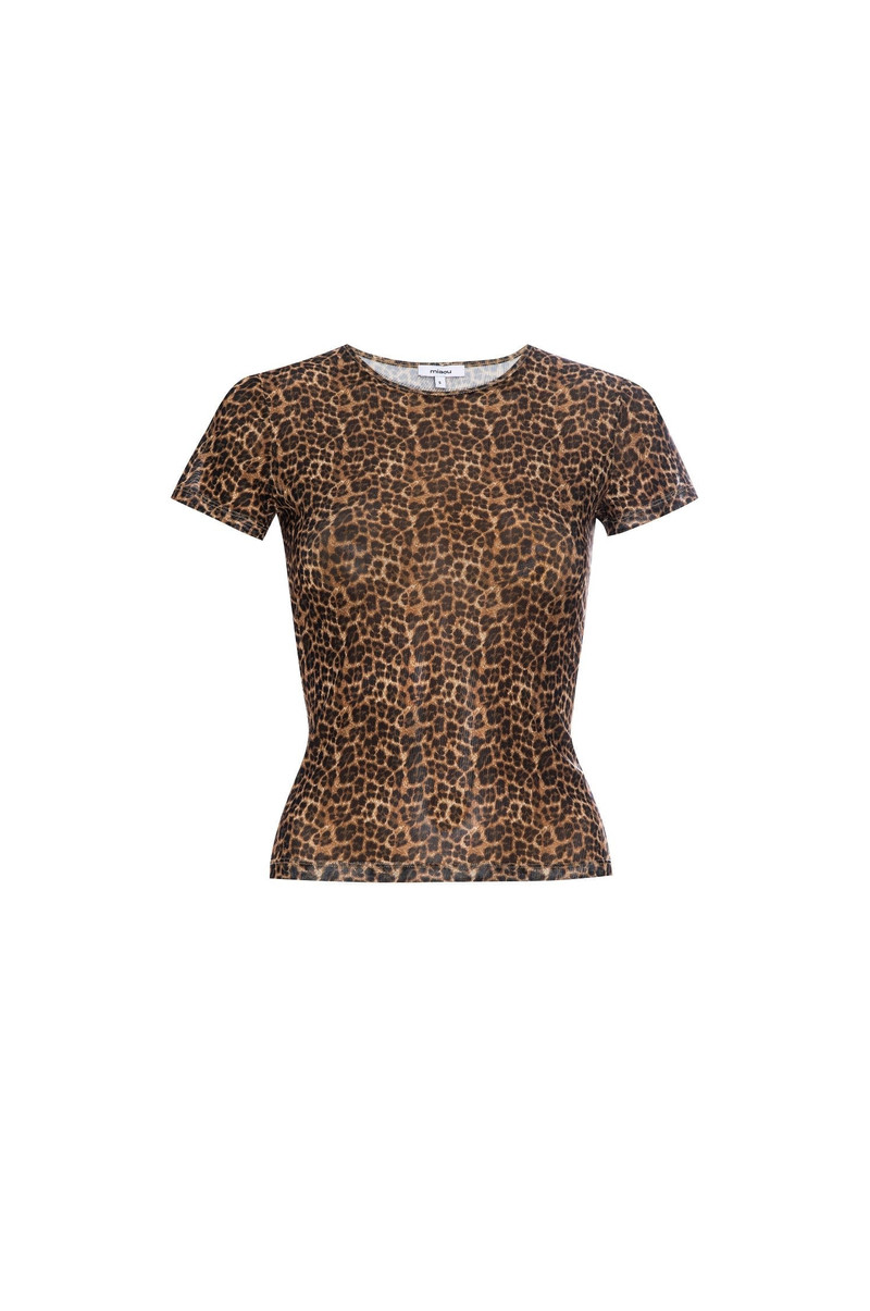 MESH MINI TEE - LEOPARD - 1