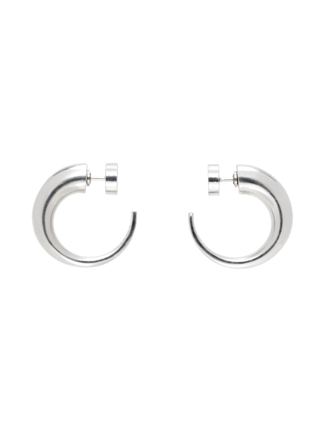 Silver Butterfly Earrings - 1