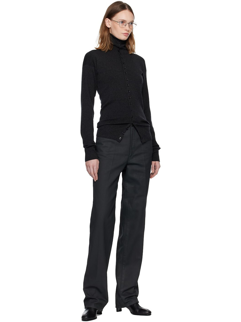 Lemaire Black High Waisted Straight Jeans outlook