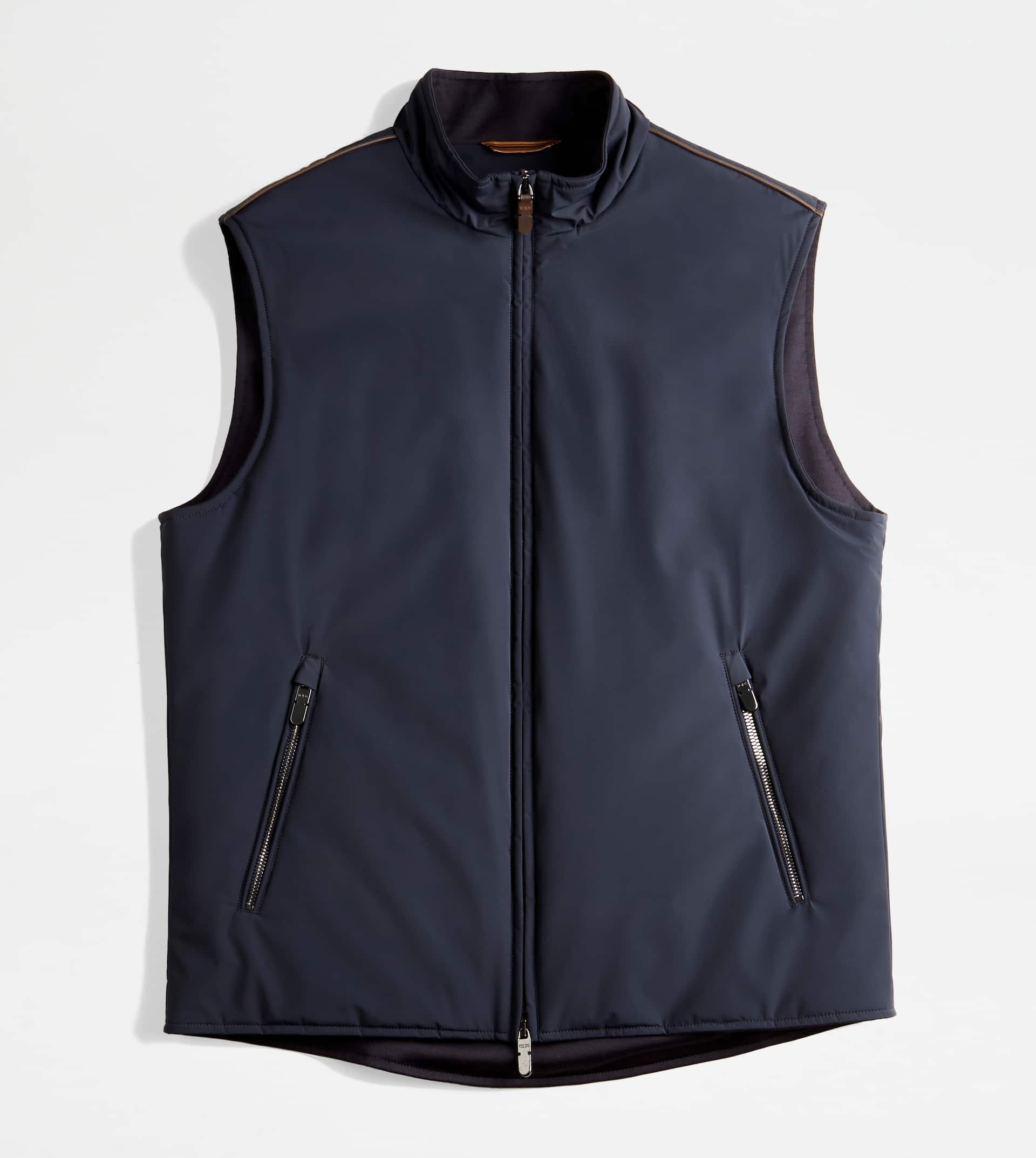 GILET IN TECHNICAL FABRIC - BLUE - 1