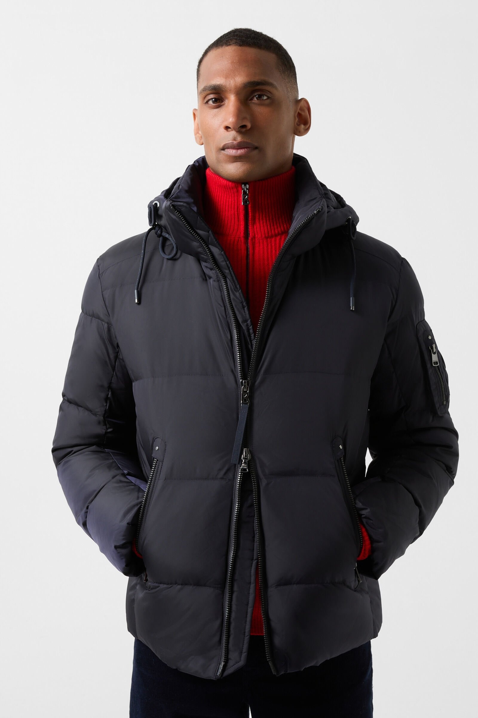 Jamy Down jacket in Navy blue - 1