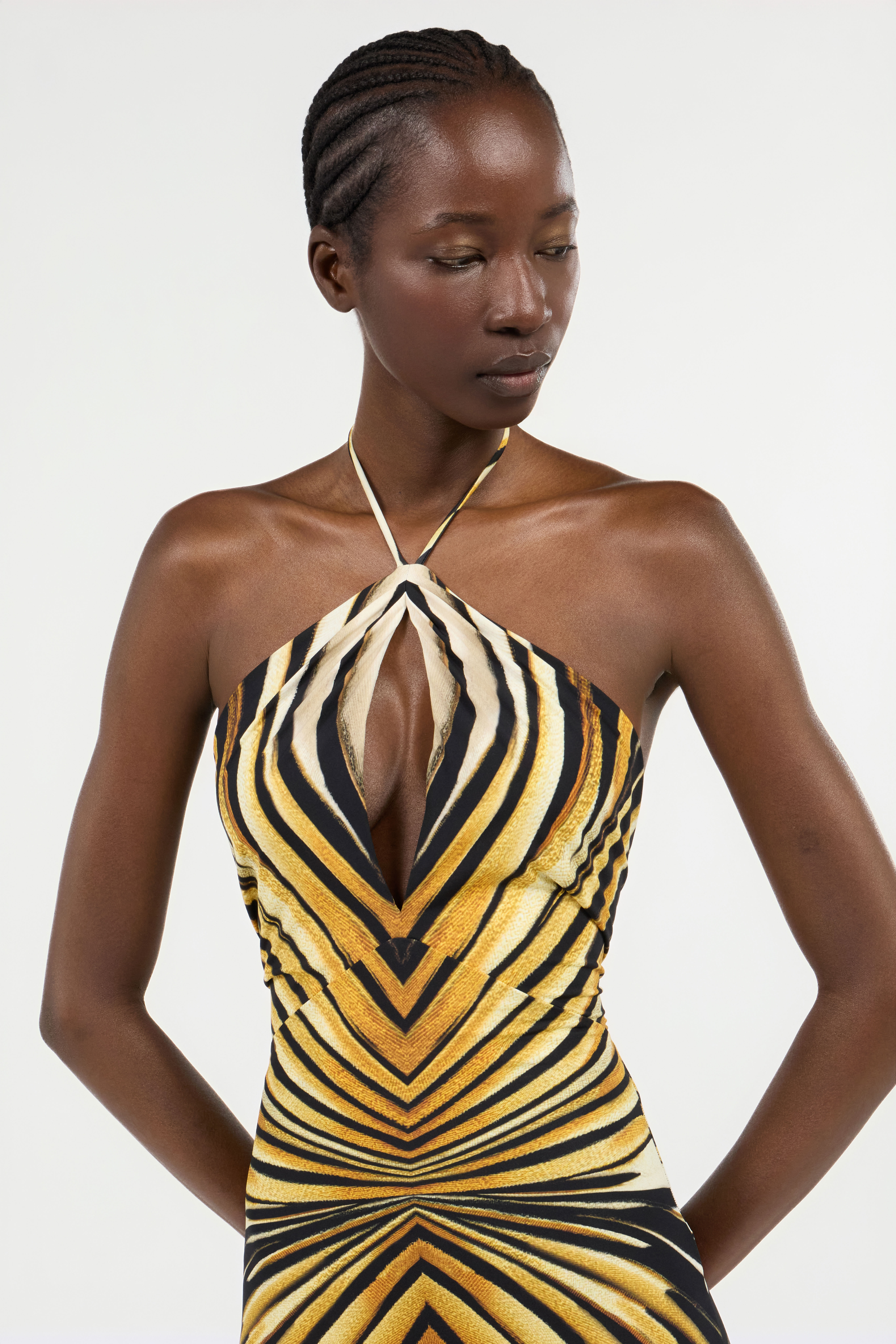 Ray Of Gold Print Jumpsuit - 6