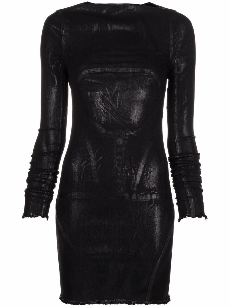 open-back mini dress - 1