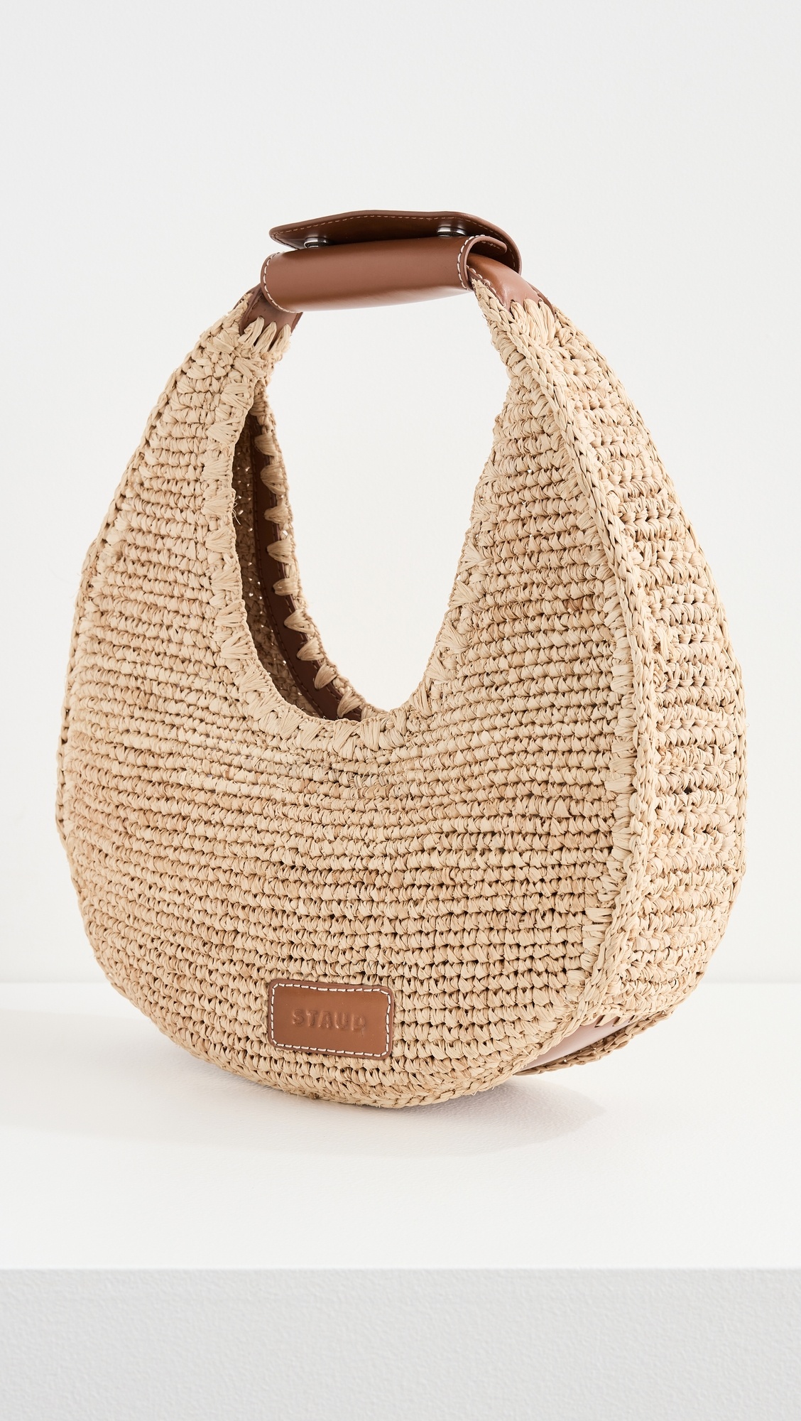 Moon Raffia Tote Bag - 3