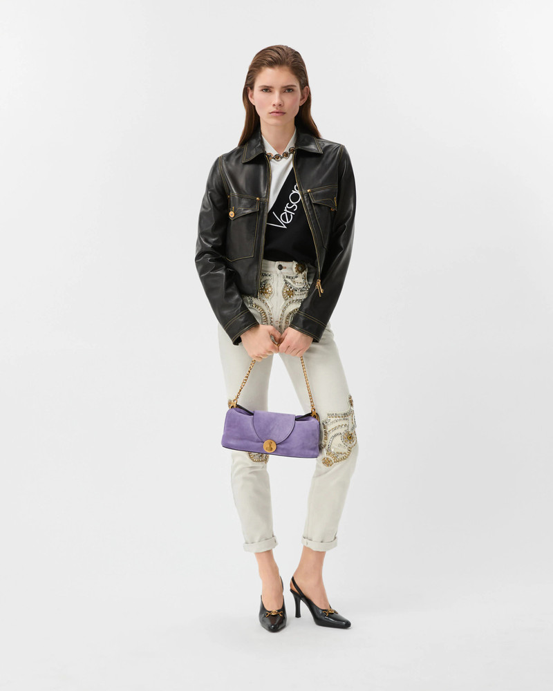 VERSACE Embroidered Straight Jeans outlook