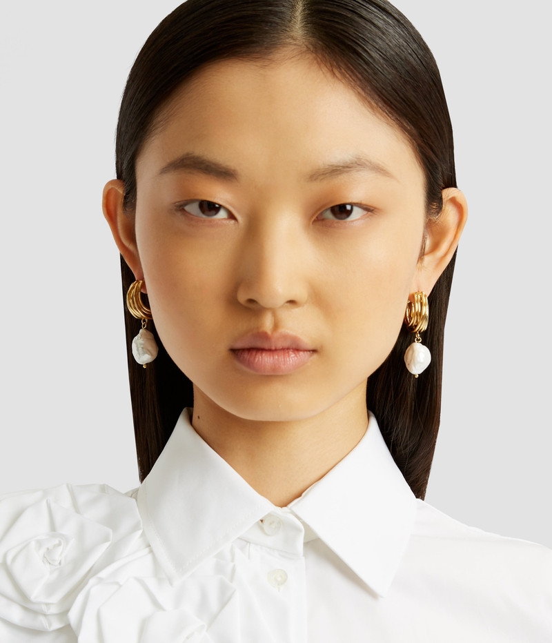Erdem TWISTED HOOP EARRING outlook