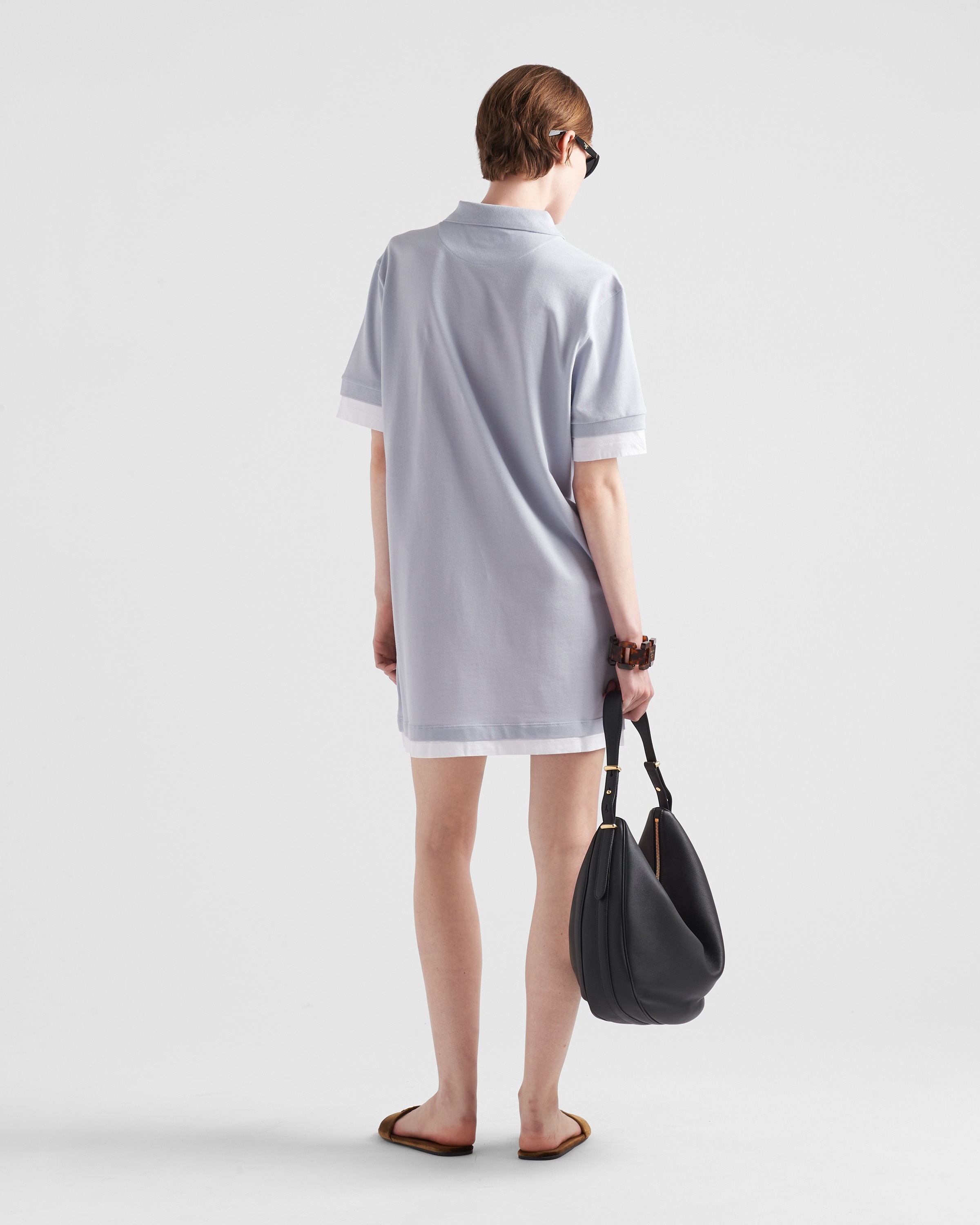 Prada Piqué and jersey dress | REVERSIBLE