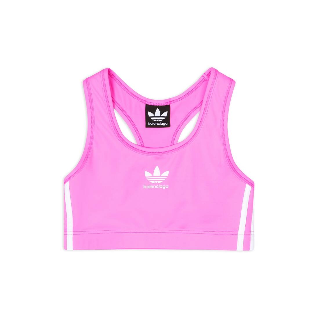 BALENCIAGA Women's Balenciaga / Adidas Athletic Bra in Neon Pink